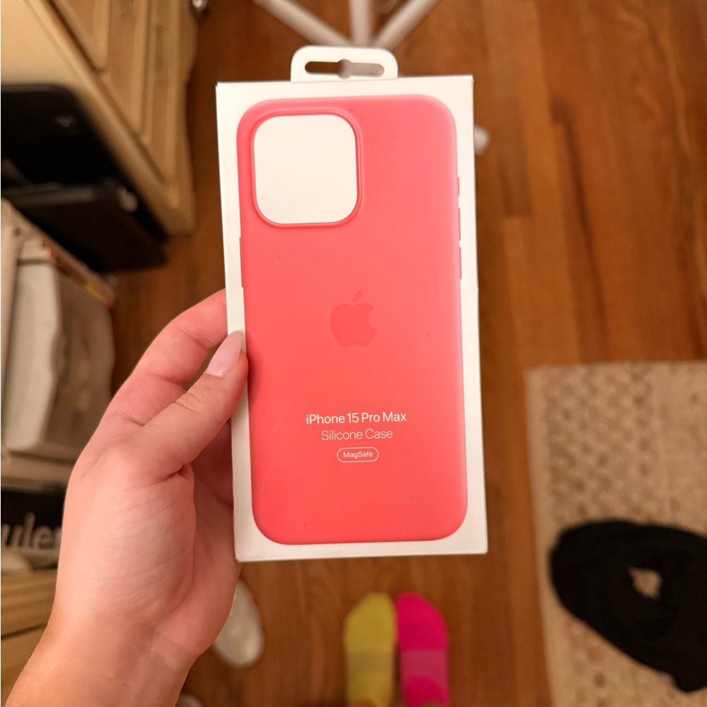 Apple Pink iPhone 15 pro max case